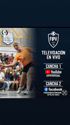 Finales et parties pour la médailles de bronze à suivre à partir de 16h heure française !! 💪🏻💪🏻 | Fédération Française Pelote Basque