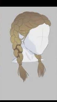 Hair Rendering Practice - 4 - FireAlpaca Time-Lapse