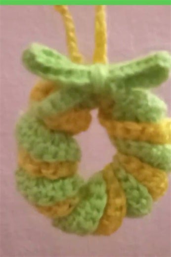 Small Christmas Wreath Collection #3 #handmadecrochet #crochetcrosai #crochet #handmade