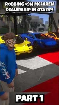 ROBBING MCLAREN DEARLERSHIP IN GTA 5 RP #waffloos #waffloosfans