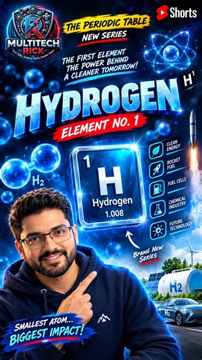 Hydrogen — Element #1: The Smallest Atom with a BIG Story! ⚛️🚀 | Periodic Table Series