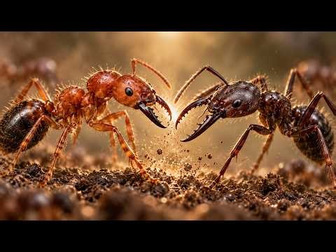 Fire Ants vs Army Ants: Who Takes the Colony?