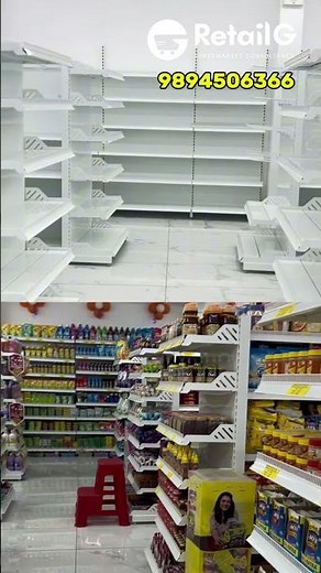 From Empty racks to Fully Arranged Products Supermarket Transformation Before & After | By RetailG