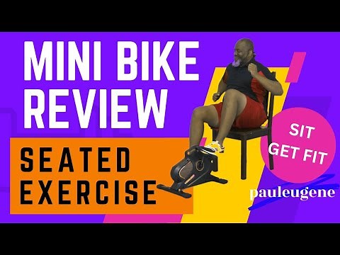 Magnetic Mini Exercise Under Desk Pedal Bike Review | Works Arms & Legs | Home and Office Cycling