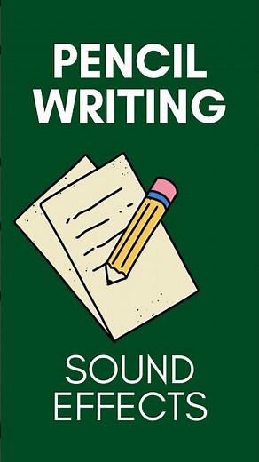 Pencil Writing Sound Effects