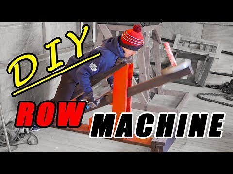Homemade Wooden Row Machine | Home Gym Essentials