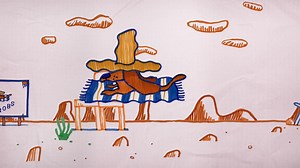 Here's a new bit of animation we've done for Gruff Rhys who has released a new track Saf Ar Dy Sedd today. Saf Ar Dy Sedd is everywhere online now - listen here: gruff.lnk.to/SafArDySedd The track is accompanied by a psychedelic new video featuring the now-familiar Dim Probs dog, devised by Gruff’s longtime visual collaborator Pete Fowler and animated by the award winning & BAFTA nominated Cornish animation company Spider Eye. View the video here: https://youtu.be/LSyrZdfRwkw | Spider Eye Studio