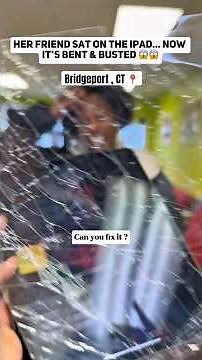 Deep Cleaning and Fixing Bent iPad 🫣 #shorts #moneytalkswireless