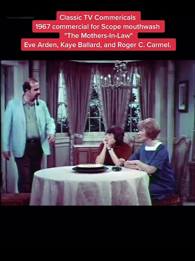 "The Mothers-In-Law" Eve Arden, Kaye Ballard, and Roger C. Carmel.cla...