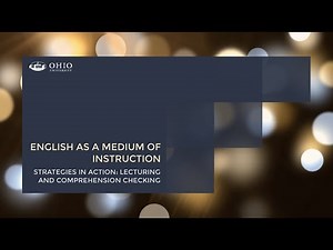 EMI Strategies in Action—Lecturing and Comprehension Checking #1