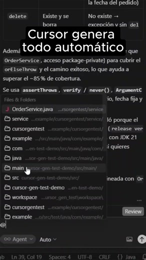 De 0 tests a 100% con Cursor