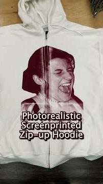Photorealistic Screen Printed Zip Up Hoodie | Shirt.co