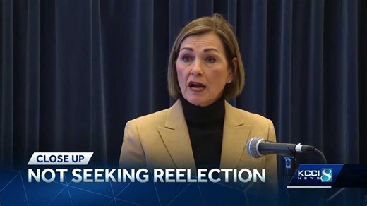 Close Up: What's next for Iowa after Gov. Kim Reynolds says she won't run for a third term