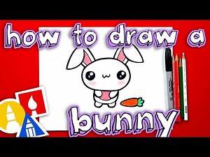 How To Draw The Cutest Easter Bunny - Videos For Kids