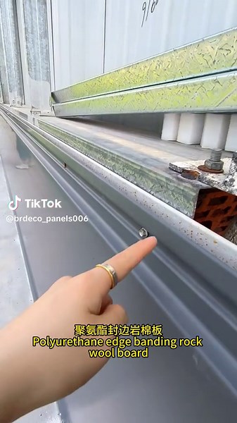 Basic steps for sandwich panel installation. #decoration#metalsiding#pupanel#sandwichpanel#insulatedroofingpanels#sandwichwall