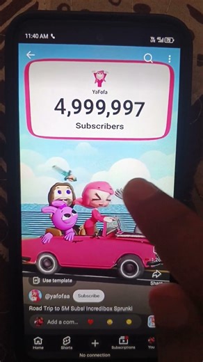 Road Trip to 5M Subs! Incredibox Sprunki #games #dance #roblox #coffindance #memes #humor #gaming