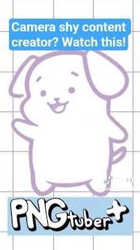 Camera shy content creator? Watch this! #contentcreation #art #pngtuber #tutorials #vtuber