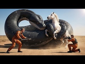 GIANT PYTHON Tries to Eat a HORSE... Then Heroes Arrive!
