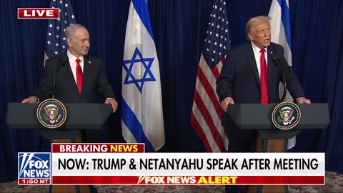 WATCH: Trump, Netanyahu take questions following meeting
