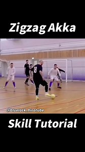 3.1K views | Zigzag Akka Tutorial！#football #footballskills #soccer #soccerskills #futbol #futebol #skill #viral #shorts #サッカー #akka | Bluelock Hirotube | Facebook