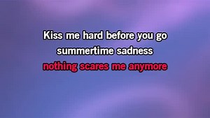 Karaoke Summertime Sadness - Lana Del Rey - CDG, MP4, KFN - Karaoke Version
