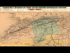Carte de l`Algerie en 1880 (Eugène Andriveau-Goujon (1832-1897) )
