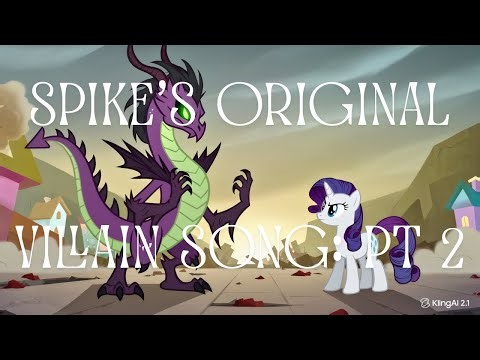 The Cost Of A Gem [Re-Uploaded] - Spike’s AI Villain Song Pt 2 with Rarity (“My Little Pony”)