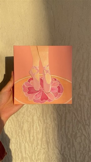 12 Dancing Princesses 🩰🌸 | Easy Acrylic Painting for Beginners