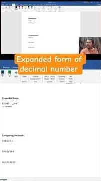 దశాంశ సంఖ్యల విస్తృత రూపం |Expanded Form of Decimals – తెలుగు