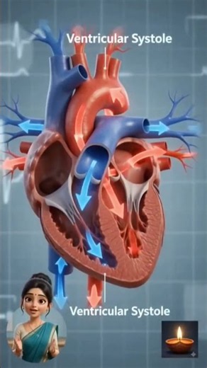 cardiac cycle #biologystudywithdiya