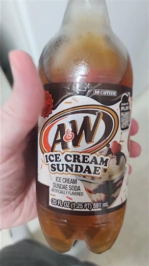 A&W Ice Cream Sundae Soda! 🍨 #Soda #Shorts