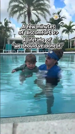 A Few Minutes of Discomfort vs a Lifetime of Regret | Private Swim Lessons | Baby Otter Swim School