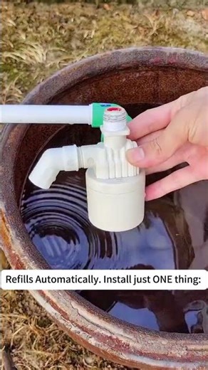 Never Have a Dry Water Tank Again! Automatic Refill Float Valve