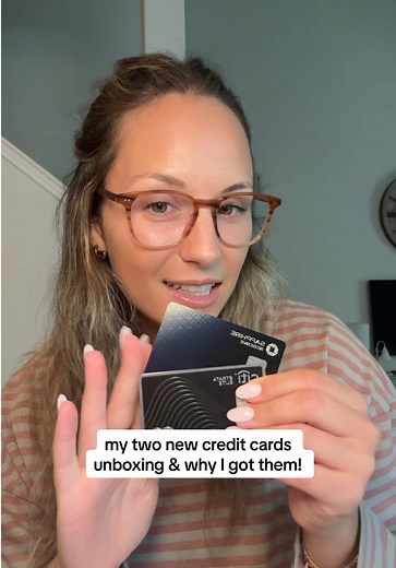 unboxing my two new credit cards!!🤭✨ I applied for: ✨the chase sapphire reserve with the 100k points $500 travel credit. chase points are the most valuable in my opinion so always want more! ✨the citi strata elite - citi’s new premium credit card & their thank you points now transfer 1:1 to american which is incredible! good earnings and credits on this card too! these were fun to unbox haha let me know if you applied for either of these or have any questions!!🤍 #creditcards #unboxing #newcred
