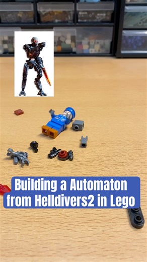 Building a Automaton from Helldivers2 in Lego #legomoc #afol #helldivers2 #automaton