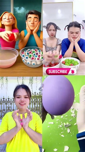 Satisfying ASMR & Strange Cravings: Eyeballs or Strawberries? 👁️🍓