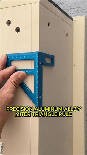 Achieve Flawless Angles Every Time! 📐✨ Snag Your 3D Miter Triangle Ruler Now! Shop ➡️ https://quickmechtools.com/products/precision-aluminum-alloy-miter-triangle-ruler-3d-multifunction-woodworking-square #Woodworking #MeasuringTools #DIY #FYP #QuickMechTools | Quickmechtools