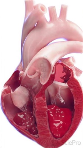 Watch Blood Flow Through the Heart in Real Time #Shorts #HeartAnatomy
