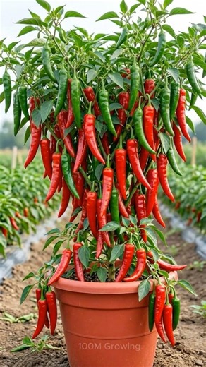 New techniques for growing chili plants from chili seeds to produce more fruit.#chilli#Grow#grafting