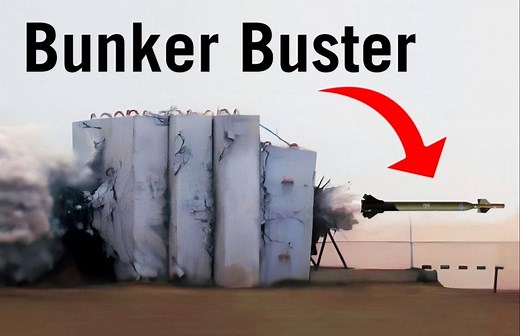恐怖的钻地弹GBU-28 地堡炸弹