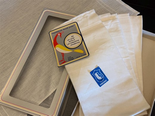 Vintage Italian Linen Table Napkins Set of 6 Puro Lino 100% Linen Made in Italy Manifatture Tessili Prete - Etsy