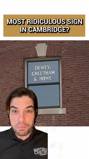 215K views · 5.7K reactions | Most ridiculous sign in Cambridge?! If you want even more stories, go to our website in bio and consider our tours! #boston #massachusetts #history #wow #storytime #interesting #nonfiction #funfact #didyouknow #cambridge #radioshow #cartalk #dadjokes #mit #autobodyshop #hackerhaven #goodnewsgarage #harvard | Boston History Company | Facebook
