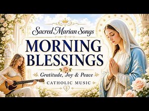 Sacred Marian Songs for Morning Blessings and Joy 🌸 Catholic Music for Gratitude and Peace