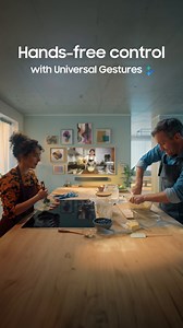 77K views · 224 reactions | When you can’t find or use the remote, Universal Gestures lets you control your TV like magic. With just your Galaxy Watch, you can conveniently control your TV with hand gestures. #SamsungVIsionAI #SamsungAITV | Samsung | Facebook