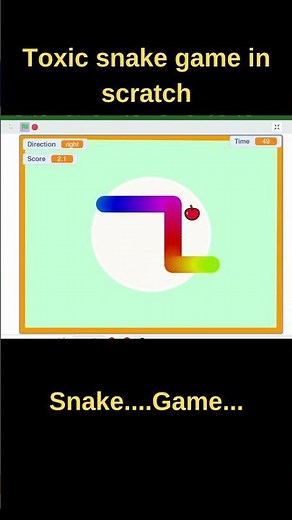 Scratchjr tutorial animation |Scratch | This Snake Game Was Made in Scratch 😲 #scratch #gamemaker