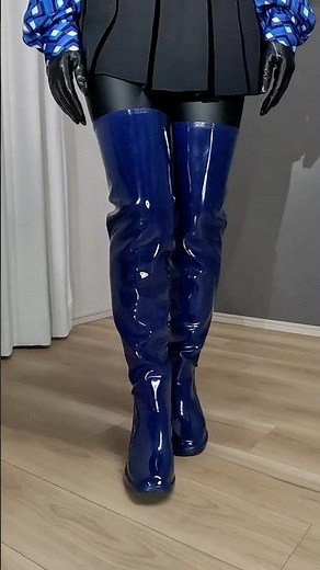 ACQUO Iris Blue 60cm Boots | Walking