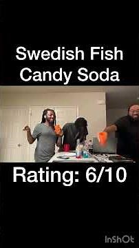 Swedish Fish Candy Soda Taste Test Review Short