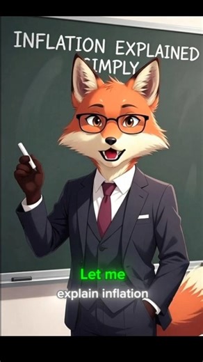 ​"Why Your $100 is Slowly Disappearing... 🦊" #inflation #finance