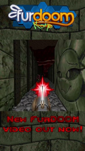 It's all fur and games... #gaming #doom #furdoom