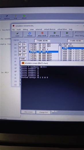 bucket sort in assembly language #coding #memes #correctcoding #programminglanguage #funny